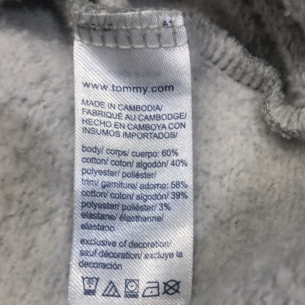 TOMMY HILFIGER grey sweatshirt - Picture 3 of 3